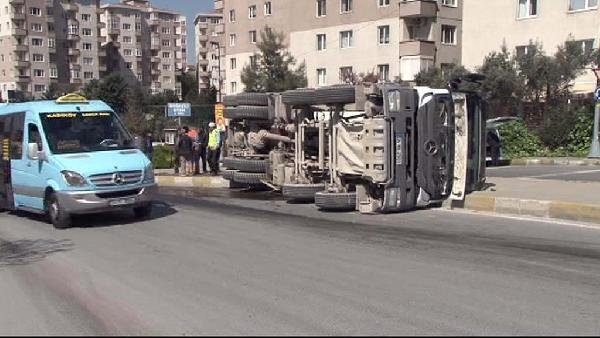 İstanbul'da yine beton mikseri kazası