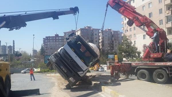 İstanbul'da yine beton mikseri kazası