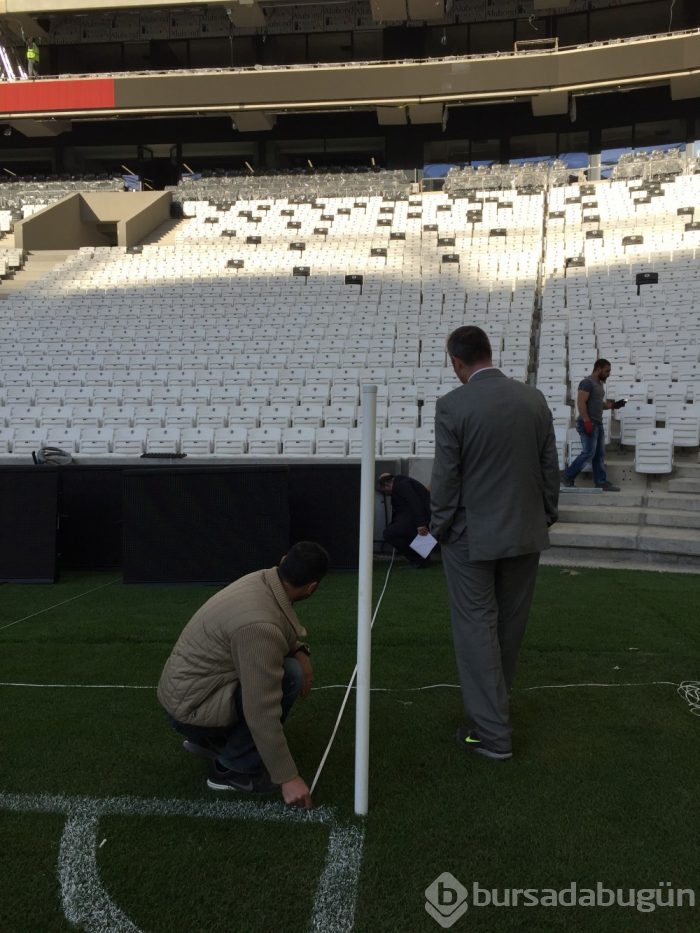 TFF, Vodafone Arena'da inceleme yaptı