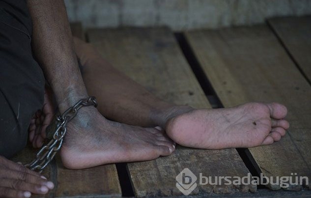 18 bin hasta zincire vurulmuş halde yaşıyor