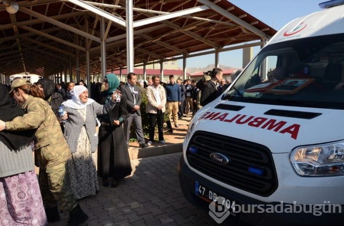 Mardin'de şehitler için tören