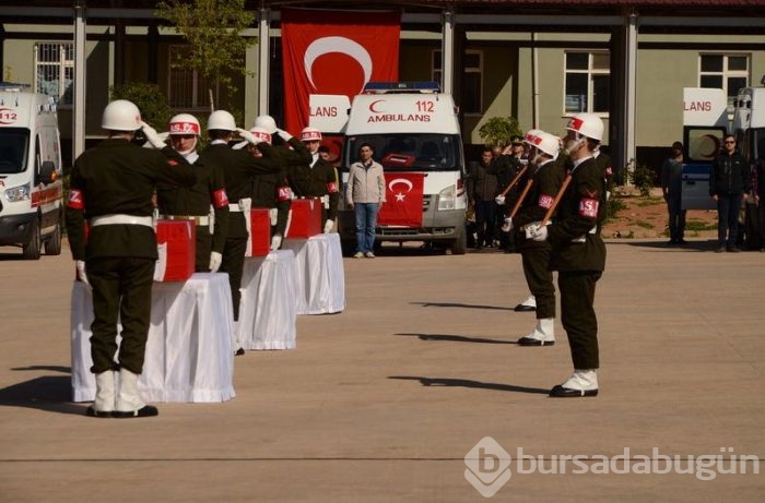 Mardin'de şehitler için tören