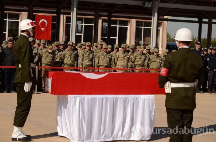 Mardin'de şehitler için tören