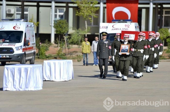 Mardin'de şehitler için tören