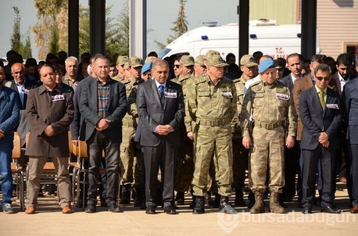 Mardin'de şehitler için tören