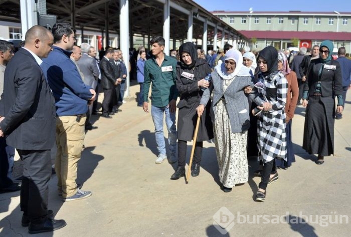 Mardin'de şehitler için tören