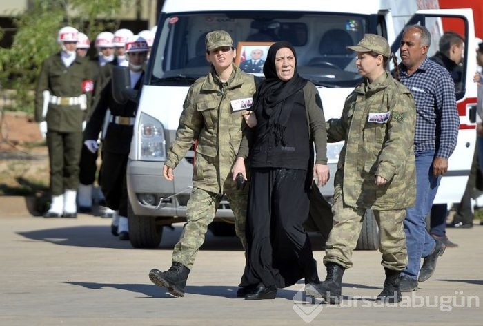 Mardin'de şehitler için tören