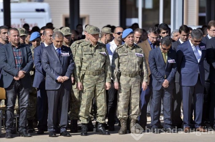 Mardin'de şehitler için tören