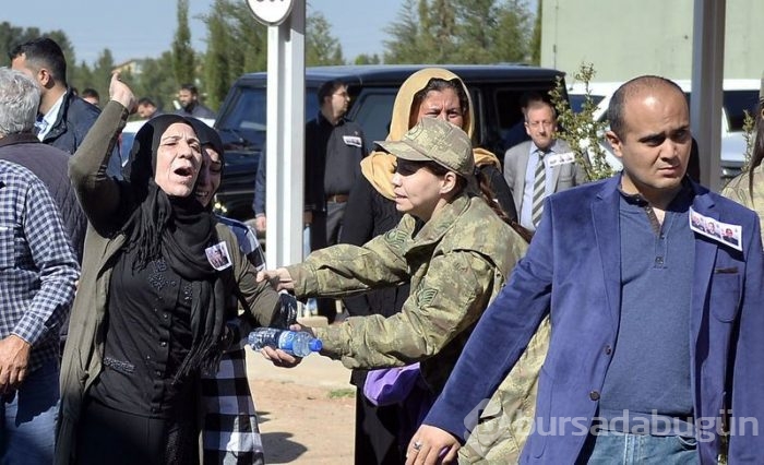 Mardin'de şehitler için tören