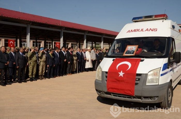 Mardin'de şehitler için tören