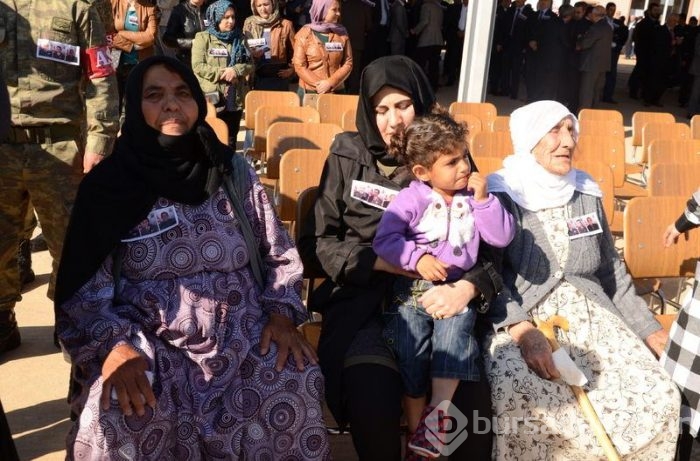 Mardin'de şehitler için tören