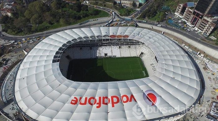 Vodafone Arena'nın son durumu havadan görüntülendi