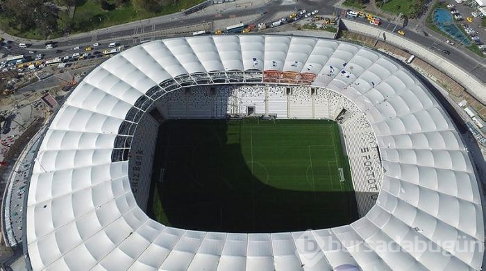 Vodafone Arena'nın son durumu havadan görüntülendi