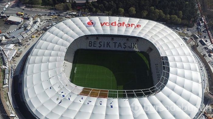 Vodafone Arena'nın son durumu havadan görüntülendi
