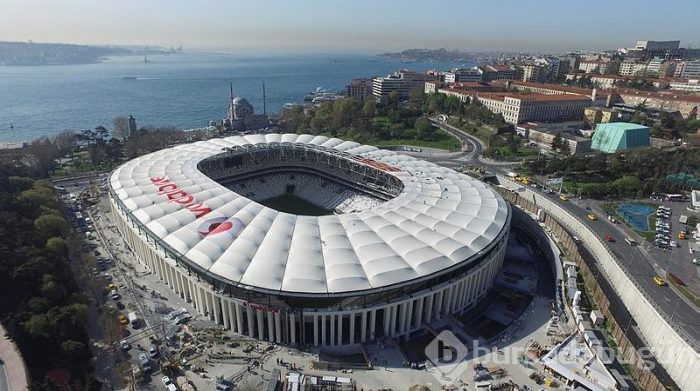 Vodafone Arena'nın son durumu havadan görüntülendi