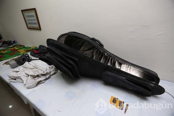 Gitar çantasından bomba çıktı!