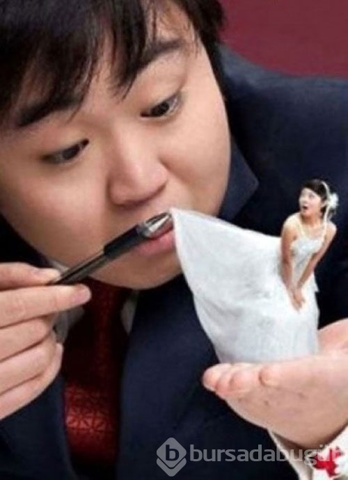En garip çift fotoğrafları