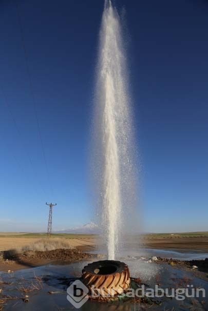 7 yıl sonra 40 metre fışkırdı