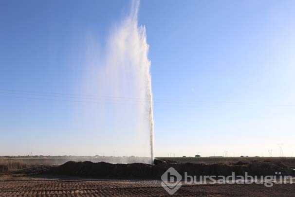 7 yıl sonra 40 metre fışkırdı