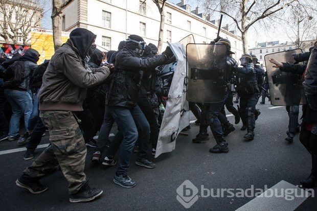 Fransa'da çalışma yasa tasarısı protestoları
