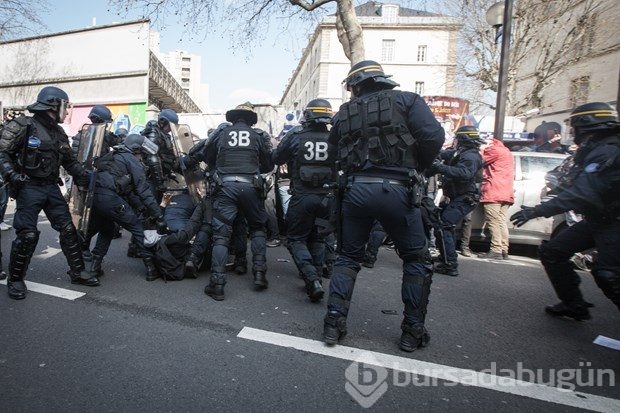 Fransa'da çalışma yasa tasarısı protestoları
