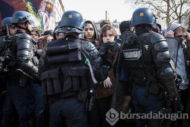 Fransa'da çalışma yasa tasarısı protestoları
