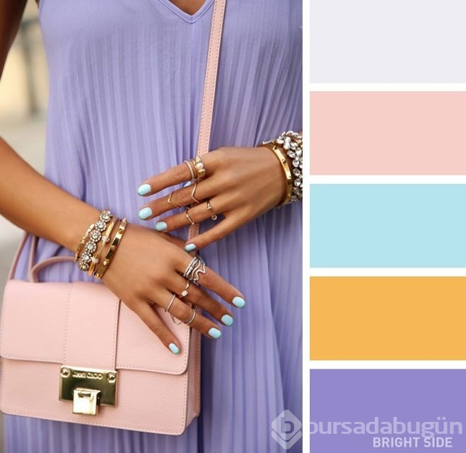 Bahar için pastel renk kombinasyonları
