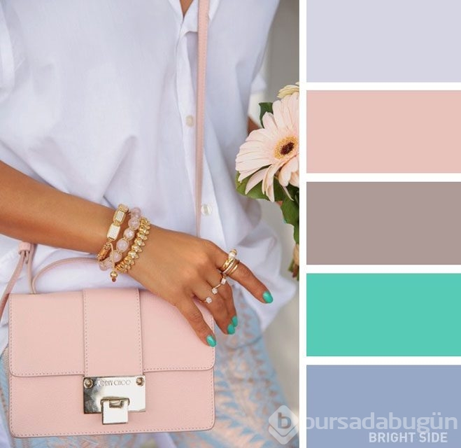 Bahar için pastel renk kombinasyonları
