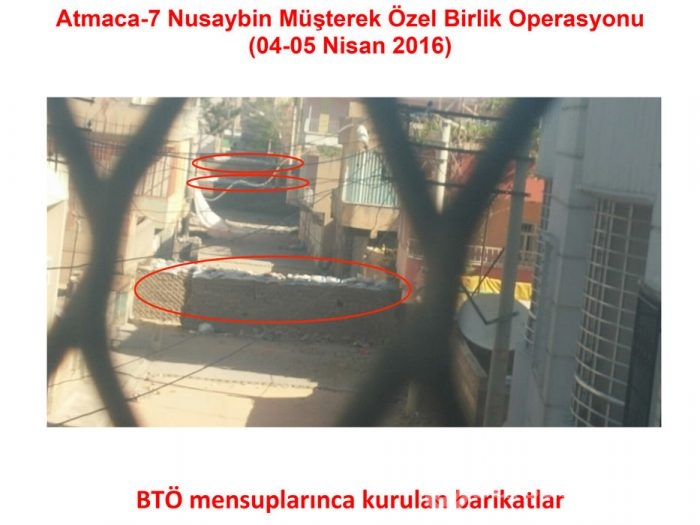 Nusaybin'de patlayıcılar özel birlik tarafından tespit edilerek, imha ediliyor	
