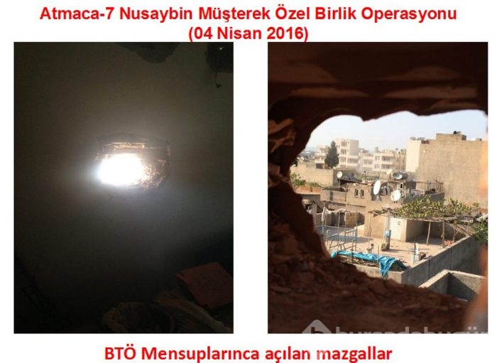 Nusaybin'de patlayıcılar özel birlik tarafından tespit edilerek, imha ediliyor	
