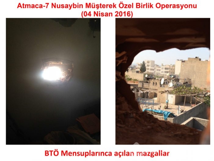 Nusaybin'de patlayıcılar özel birlik tarafından tespit edilerek, imha ediliyor	
