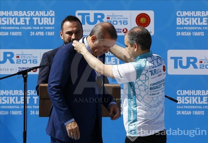 Cumhurbaşkanı Erdoğan bisiklet turnuvasının tanıtım törenine katıldı