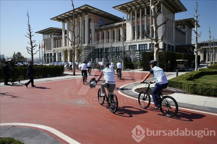 Cumhurbaşkanı Erdoğan bisiklet turnuvasının tanıtım törenine katıldı