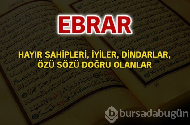 Kuran-ı Kerim'de geçen isimler ve anlamları