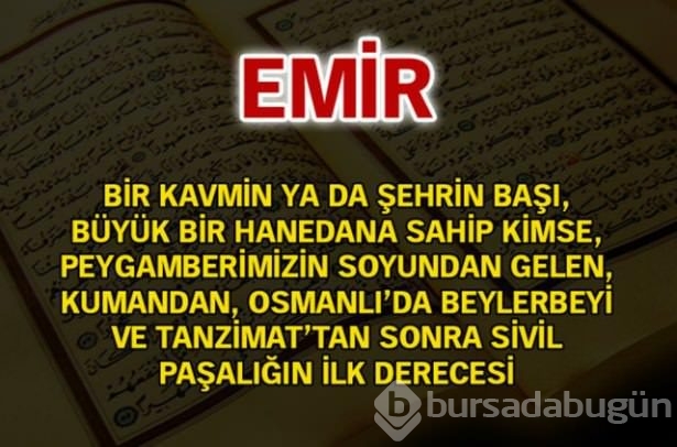Kuran-ı Kerim'de geçen isimler ve anlamları