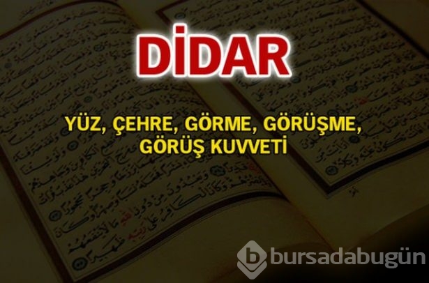 Kuran-ı Kerim'de geçen isimler ve anlamları