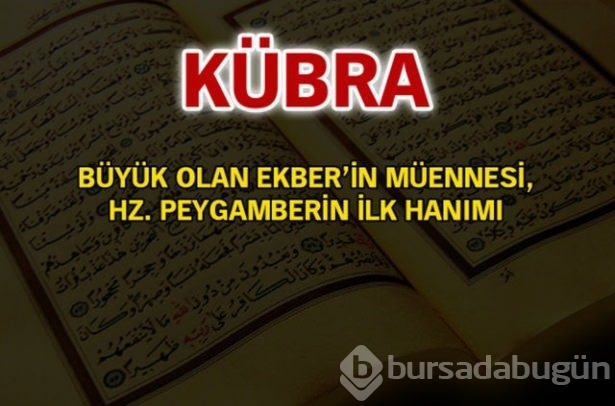 Kuran-ı Kerim'de geçen isimler ve anlamları