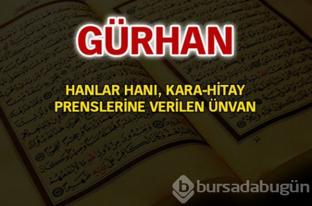 Kuran-ı Kerim'de geçen isimler ve anlamları