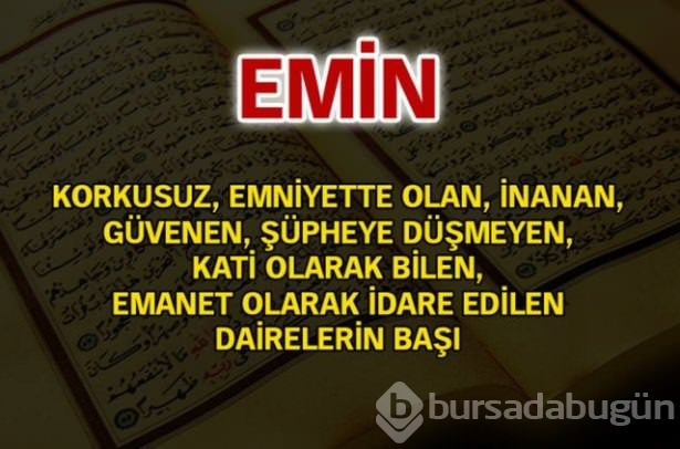Kuran-ı Kerim'de geçen isimler ve anlamları