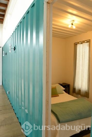 Konteynerden villa yaptılar
