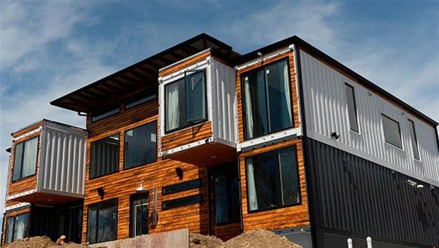 Konteynerden villa yaptılar
