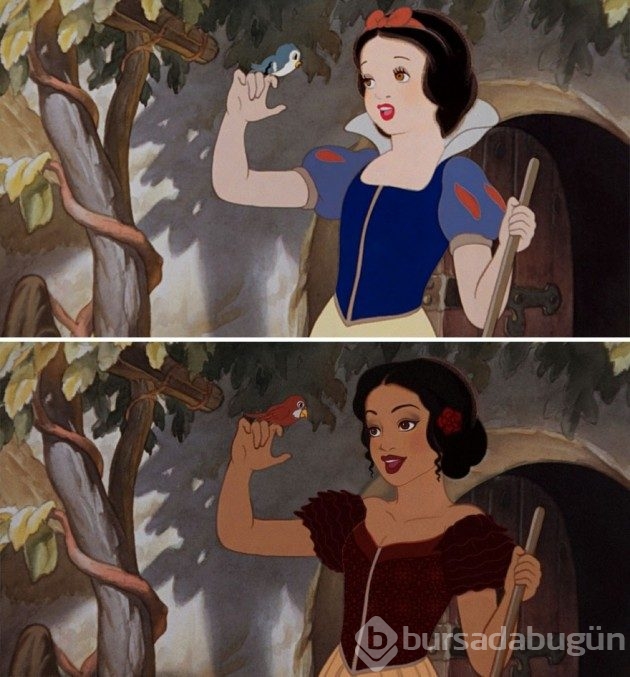 Disney Prensesleri farklı milletlerden olursa

