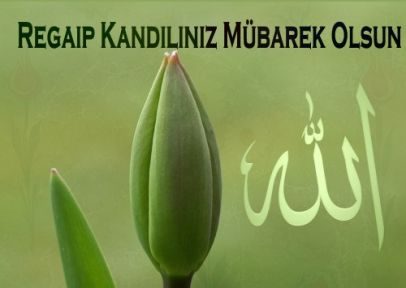 Regaip kandili mesajları
