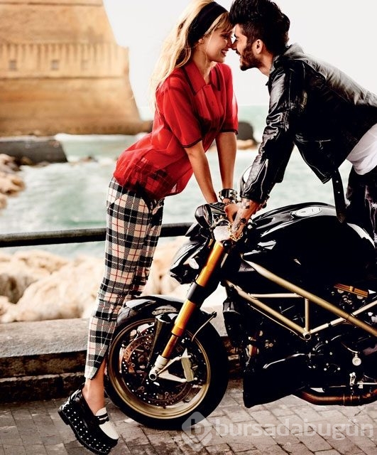 Gigi Hadid ve Zayn Malik'den romantik pozlar