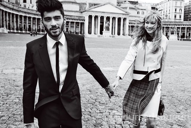 Gigi Hadid ve Zayn Malik'den romantik pozlar