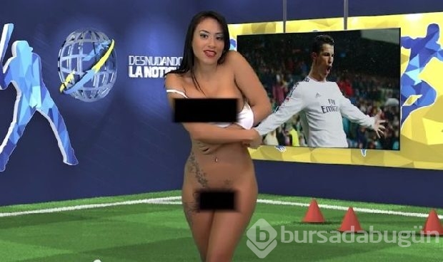 Ronaldo'dan bahseden spiker soyundu...