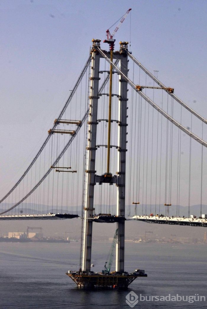 İzmit Körfezi Köprüsü'nün bitmesine çok az kaldı