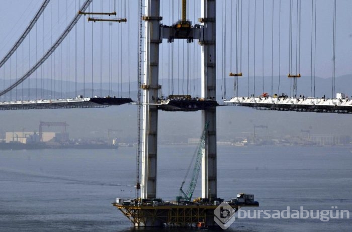 İzmit Körfezi Köprüsü'nün bitmesine çok az kaldı