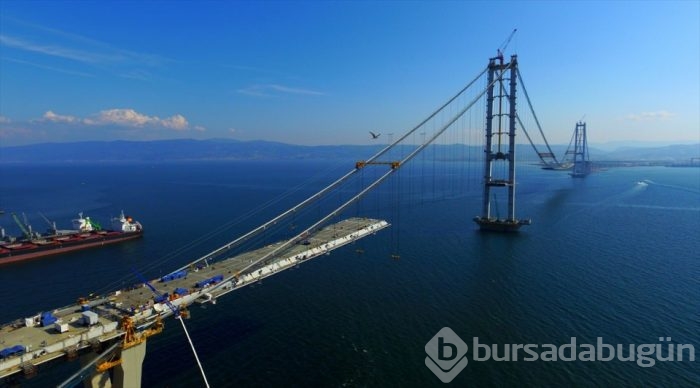İzmit Körfezi Köprüsü'nün bitmesine çok az kaldı