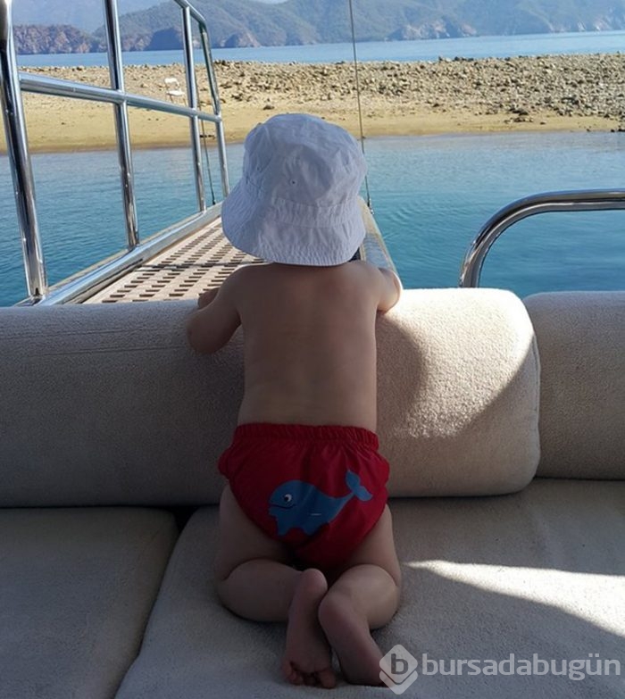 Özgü Namal'ın oğlu Nefes büyüdü